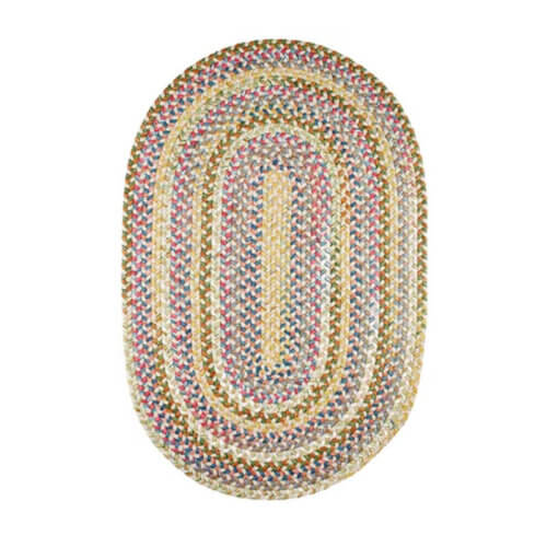 Rhody Champagne Braided Area Rug