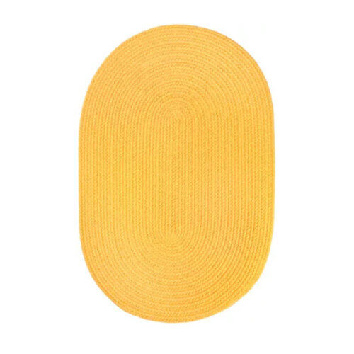 Rhody Daffodil Braided Area Rug