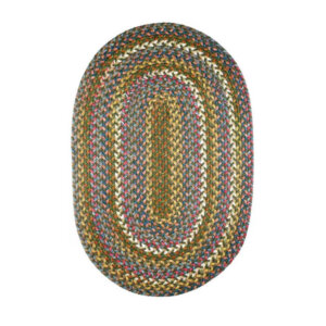 Rhody Emerald Braided Area Rug