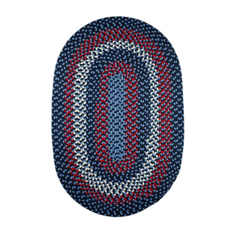 Rhody Evening Sky Braided Area Rug