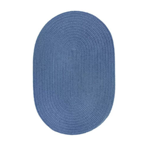 Rhody Marina Blue Braided Area Rug