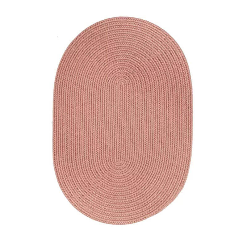 Rhody Old Rose Braided Area Rug