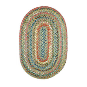 Rhody Peridot Braided Area Rug