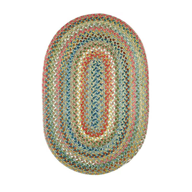 Rhody Peridot Braided Area Rug