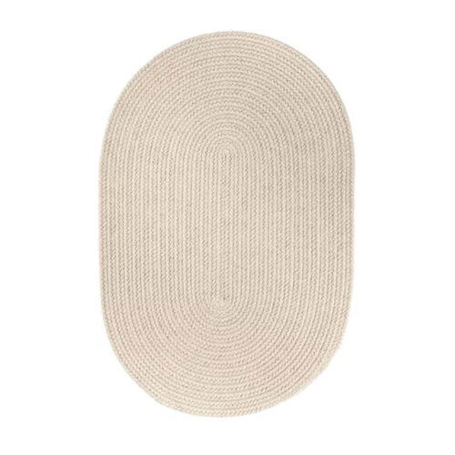 Rhody Pumice Braided Area Rug