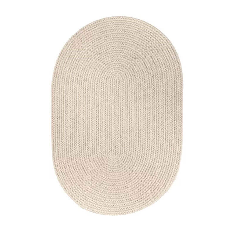 Rhody Pumice Braided Area Rug