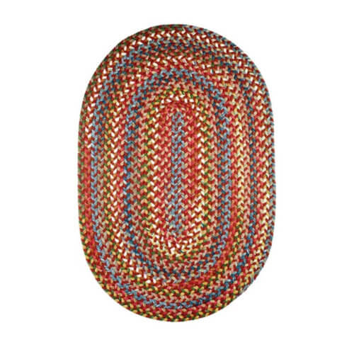 Rhody Tawny Port Braided Area Rug