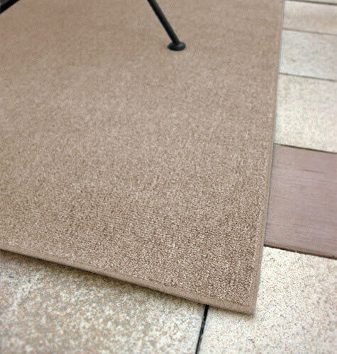 Outside Agenda Burlap Level Loop Indoor-Outdoor Area Rug Carpet - Room