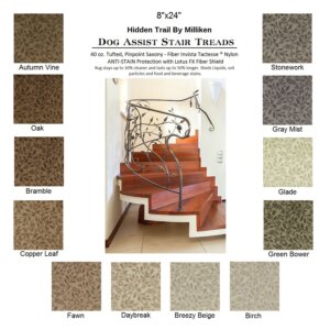 Hidden Trail DOG ASSIST Carpet Stair Treads