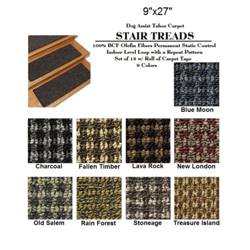Tahoe II DOG ASSIST Carpet Stair Treads