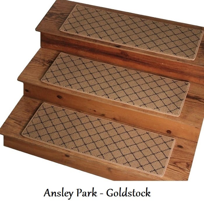 ANSLEY PARK Goldstock DOG ASSIST Carpet Stair Treads