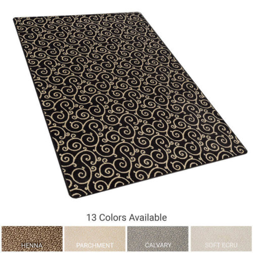 Milliken Traces Indoor Area Rug Collection | 3/8" Thick, 40 oz Cut Pile | Multiple Colors & Custom Sizes