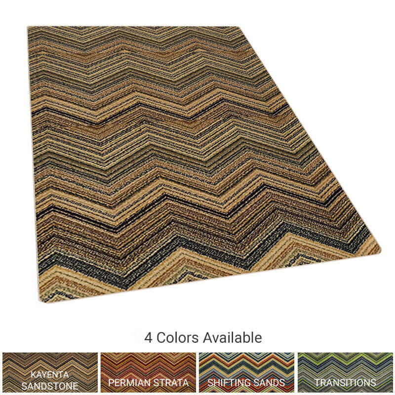 Kane Carpet Motivo Indoor Area Rug Art Deco Collection