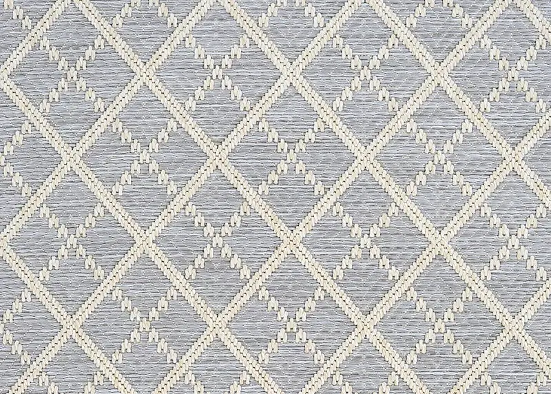 Sea Bright Sea Mist Blue Custom Cut Indoor-Outdoor Patio Area Rug