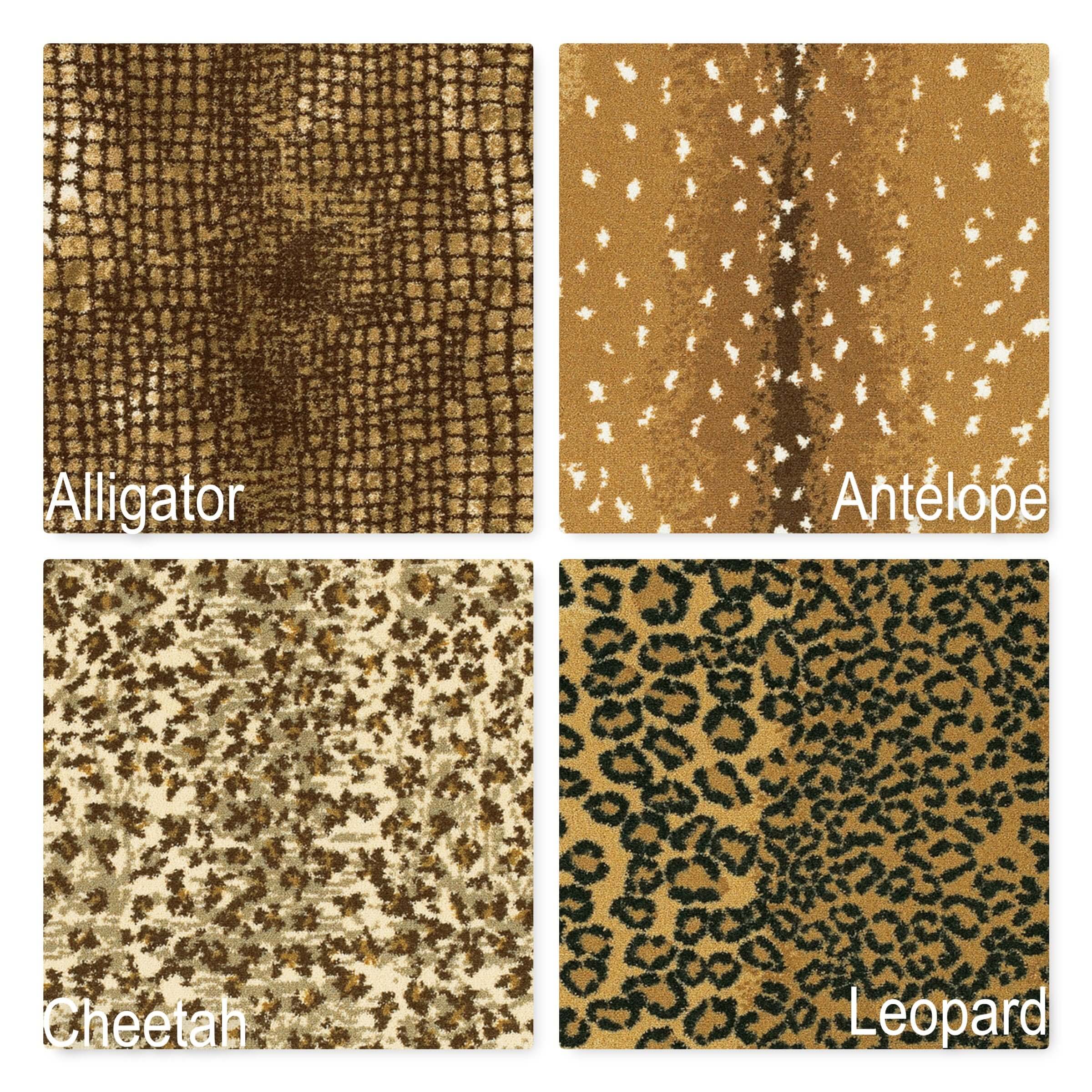 Cape Town Animal Print Pattern Indoor Area Rug Collection