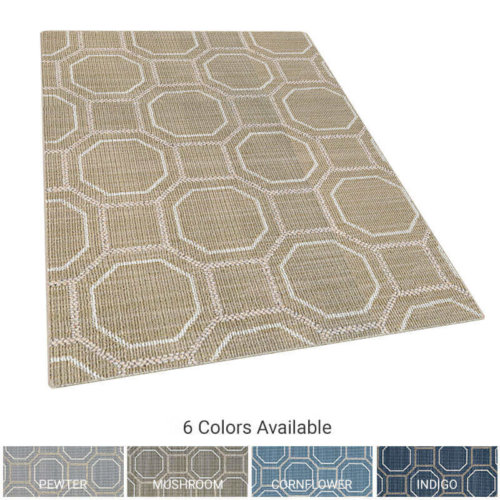 Peyton Octagon Pattern Indoor Area Rug Collection