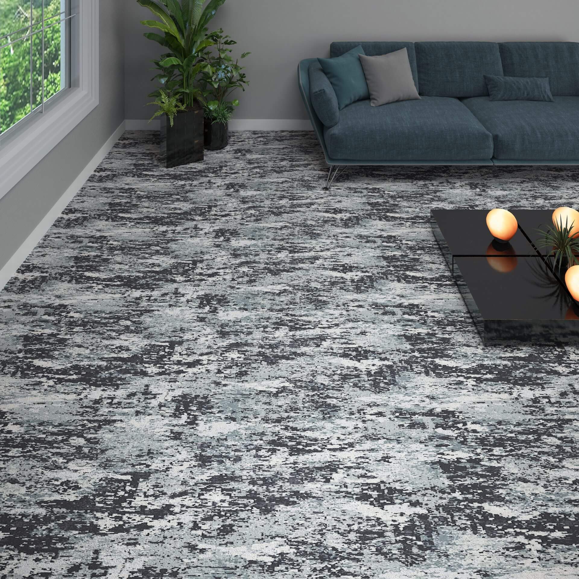 Modish Area Rug Kane Carpet Asterya Collection | 3/8" Thick Abstract Pattern - Customize Your Size & Shape