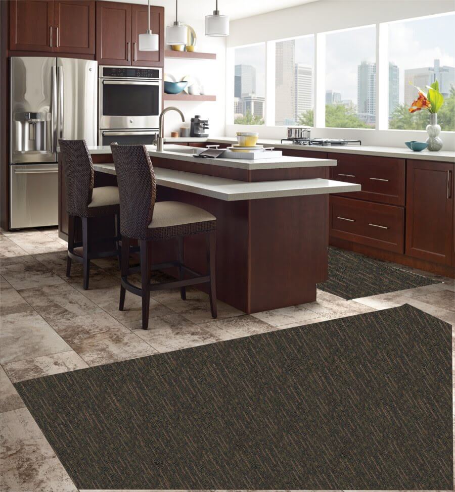 Durango Level Loop Indoor Area Rug Collection | Durable Synthetic Fiber in Landscape Pattern