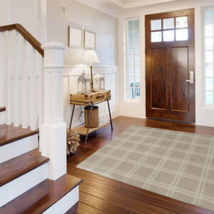Milliken Herrington Plaid Indoor Area Rug Collection - Room
