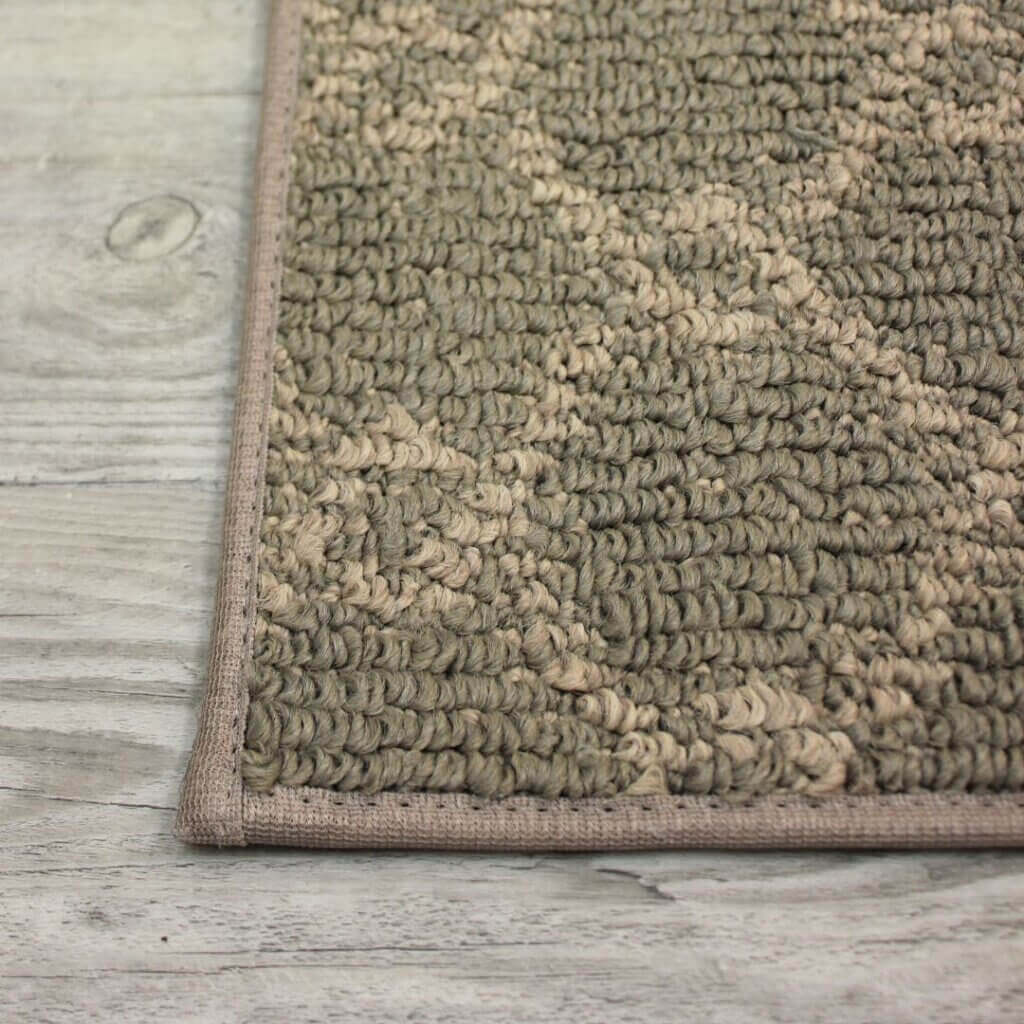 Parterre Barnsley Brown Indoor Berber Link Pattern Area Rug | 30 oz Synthetic Fiber | Customizable Sizes and Shapes