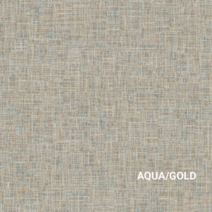 Aqua/Gold Techtone Rug
