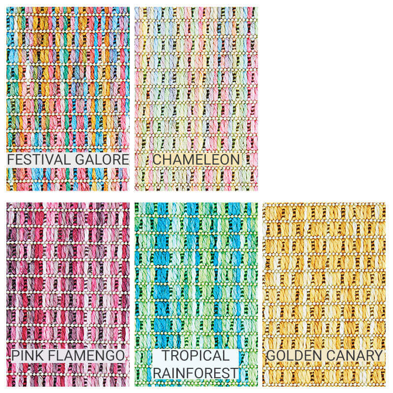 Tahiti Custom Cut Indoor Outdoor Area Rug Collection - 5 Colors Available