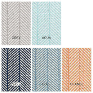 Marathon Key Custom Cut Indoor Outdoor Area Rug Collection - 5 Colors Available