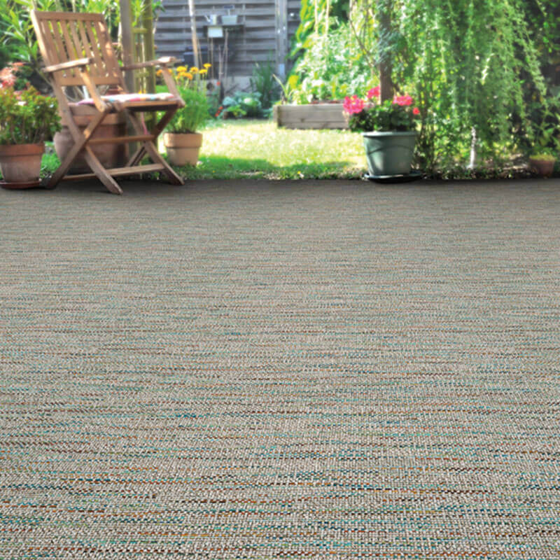 Grand Turk Custom Cut Indoor Outdoor Area Rug Collection - Room