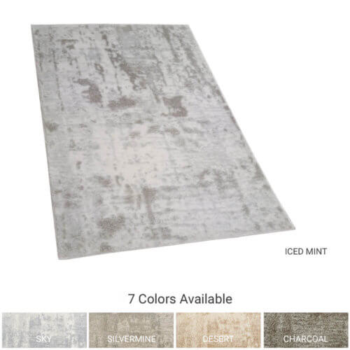 Custom cut contemporary area rugs