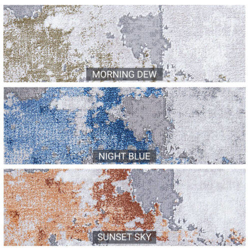 Amalfi Modern Marble Pattern Indoor Area Rug Collection - 3 Colors Available