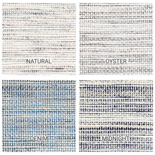 Canoe Bay Casual Indoor Area Rug Collection - 4 Colors Avialable