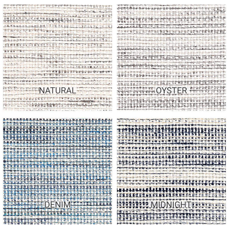 Canoe Bay Casual Indoor Area Rug Collection - 4 Colors Avialable