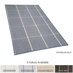 Goose Rocks Casual Plaid Handloomed Indoor Area Rug Collection