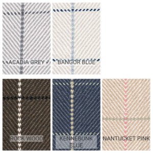 Goose Rocks Casual Plaid Handloomed Indoor Area Rug Collection - 5 Colors Available