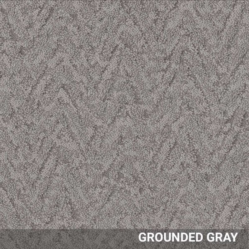Grounded Gray Lavish Indoor Area Rug