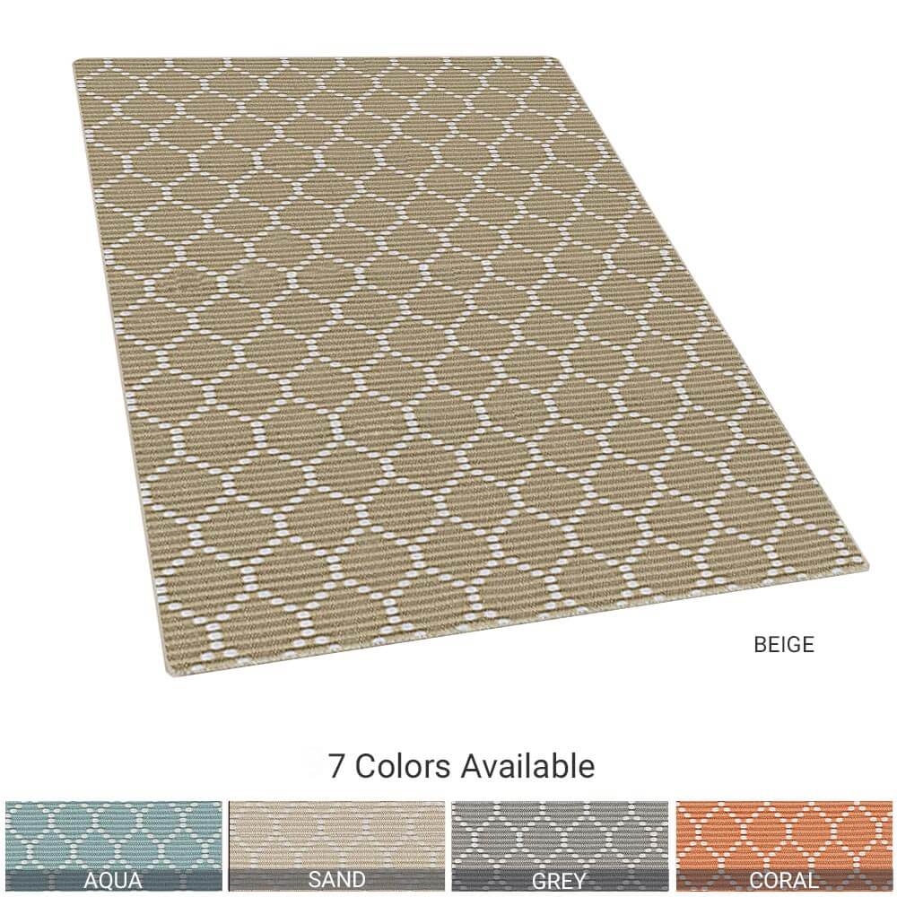 Cedar Island Custom Cut Indoor Outdoor area rug collection