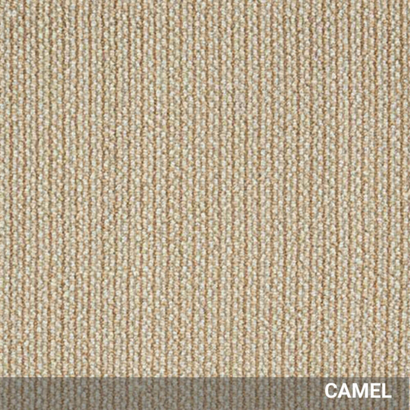 Camel Landscape Wool Area Rug