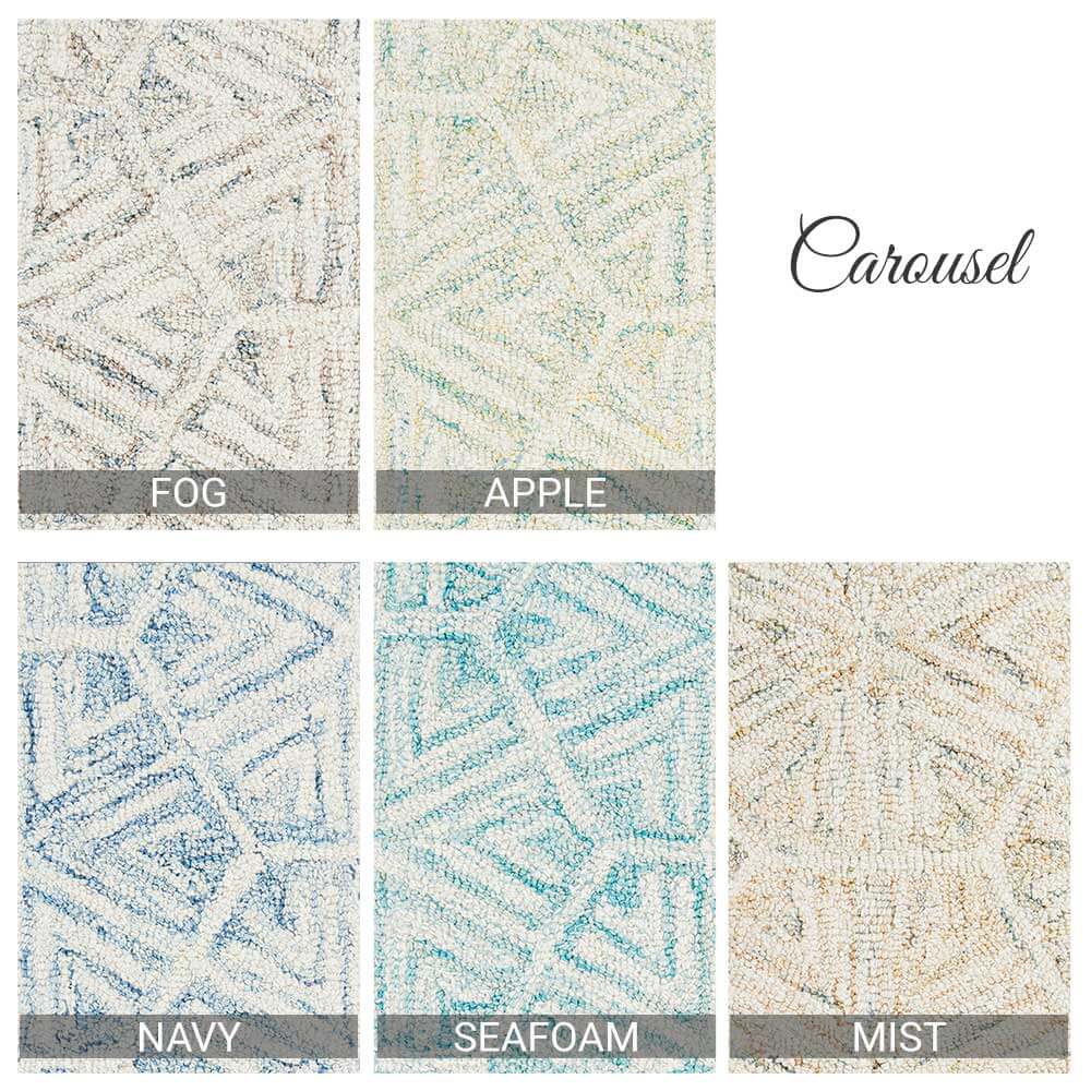 Carousel Area Rug Collection - 5 Colors Availabel