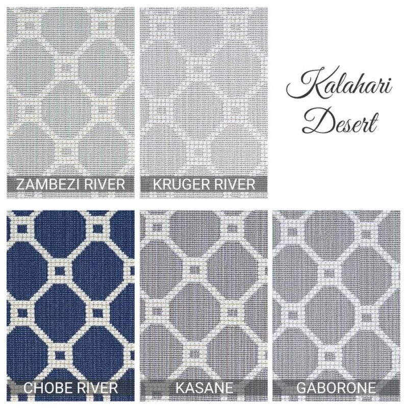 Kalahari Desert Area Rug Collection - 5 Colors Available