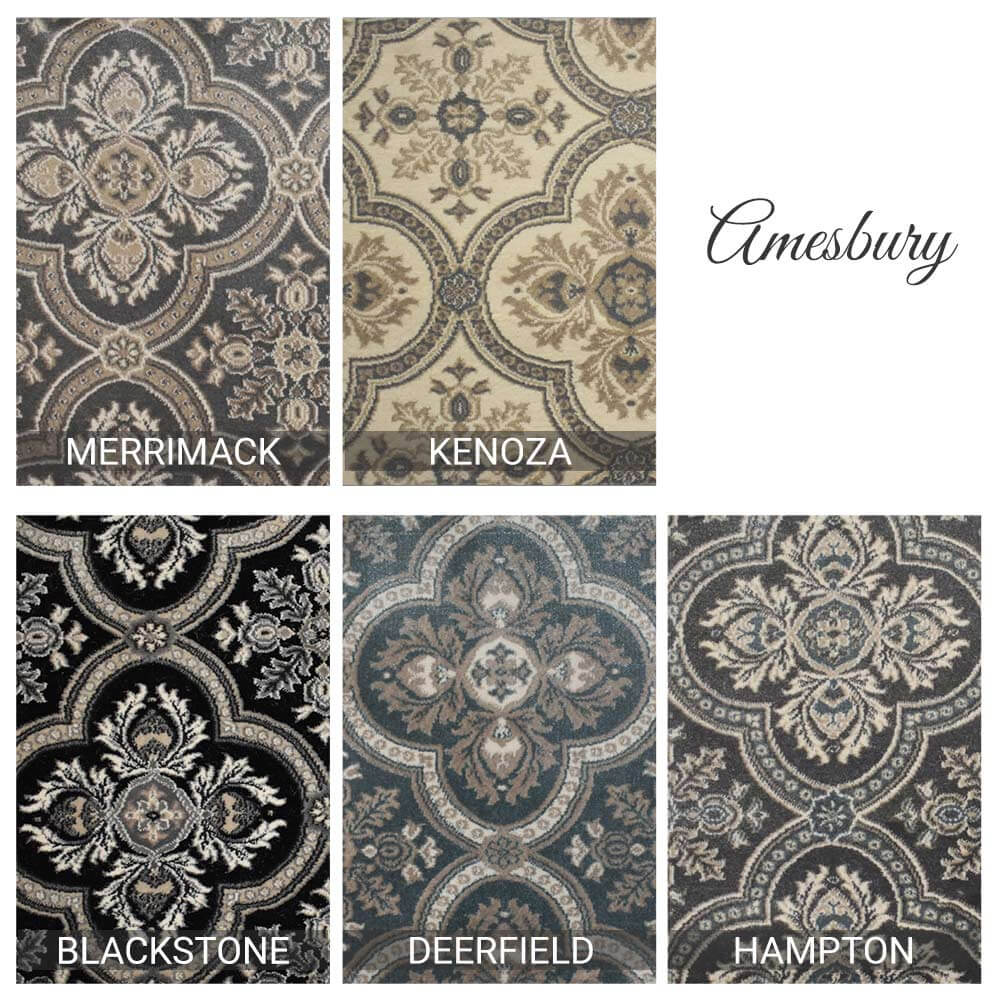 Amesbury Indoor Area Rug Collection - 5 Colors available