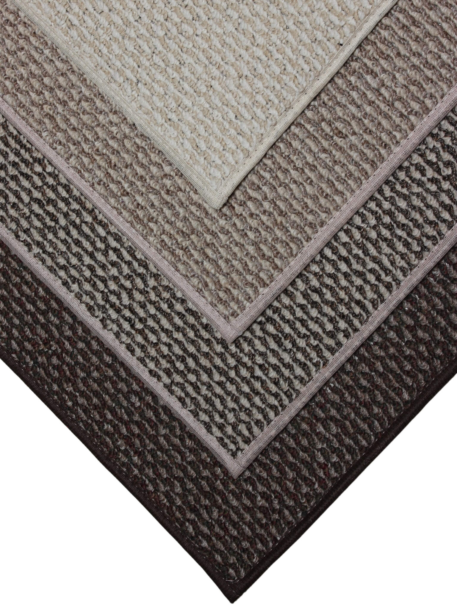 Berber Indoor-Outdoor Area Rugs and Runners | 1/4" Thick Berber in Neutral Tones | Customize Your Size and Shape